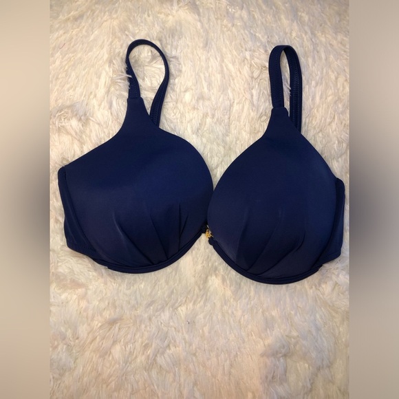 VENUS Blue Bikini with Molded Cups and Adjustable Straps - Picture 3 of 12